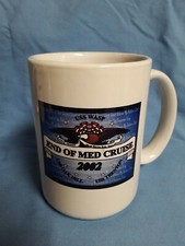 USS WASP, USS OAK HILL, USS TRENTON END OF MED CRUISE 2002 COFFEE MUG