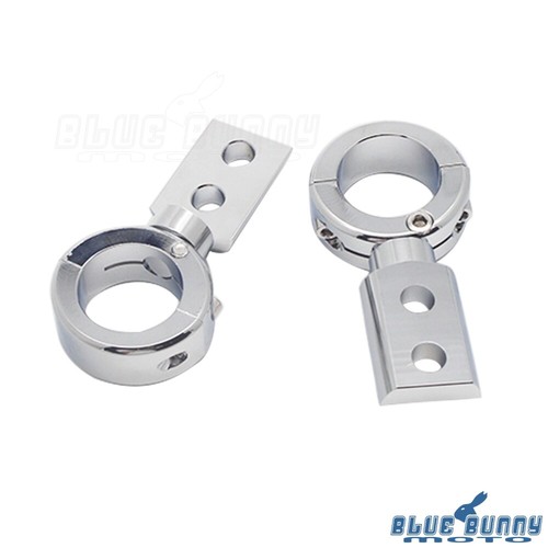 1-1/4'' Fog Spot Light Mount Bracket Clamps for Highway Engine Crash Bar Tubes - Picture 11 of 11