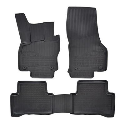 Tapis De Sol Caoutchouc 3D À Bords Hauts Pour Volkswagen Touran 3 5T Depuis 2015 - Photo 1/4