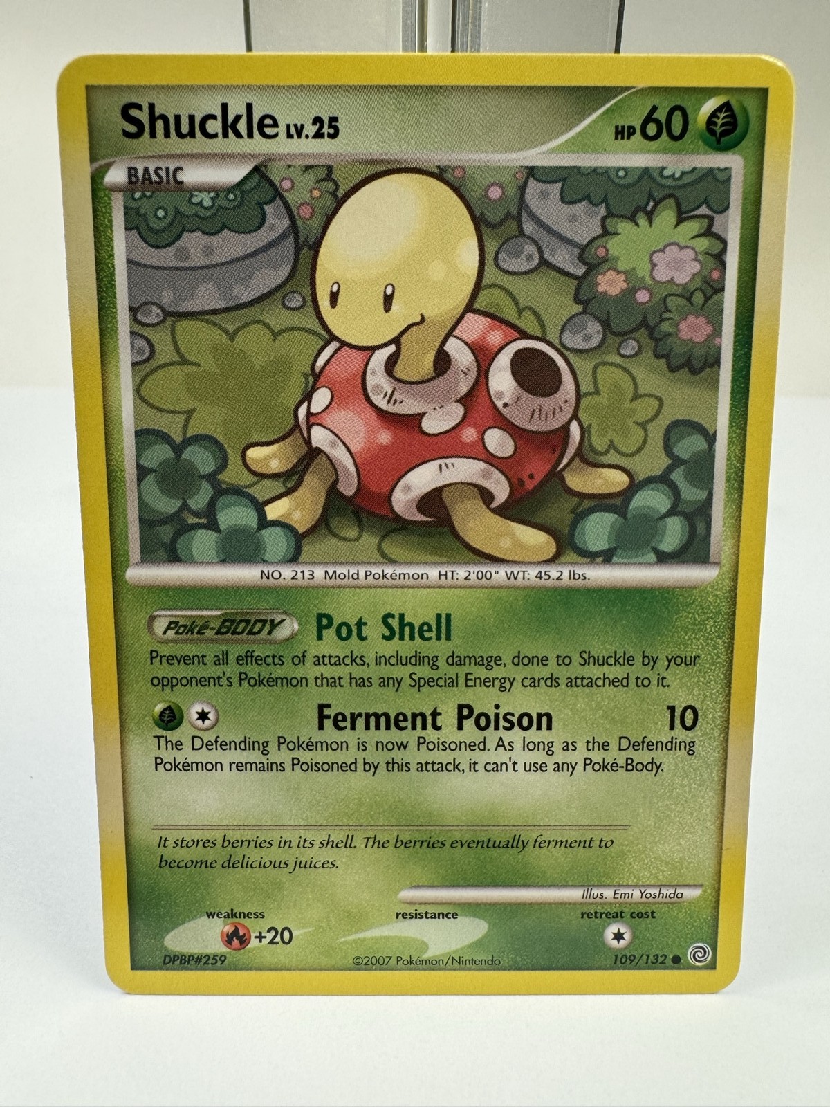 Pokemon Secret Wonders Shuckle 109/132 2007