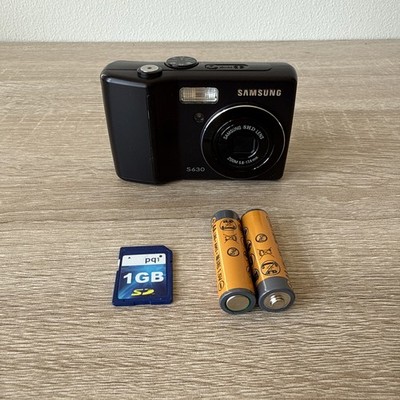 Samsung Digimax S630 6MP Digital Compact Camera Y2K Vintage Tested Working