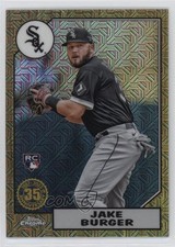 2022 Series 1 1987 Topps Chrome Silver Pack Mojo Gold 38/50 Jake Burger 0c2