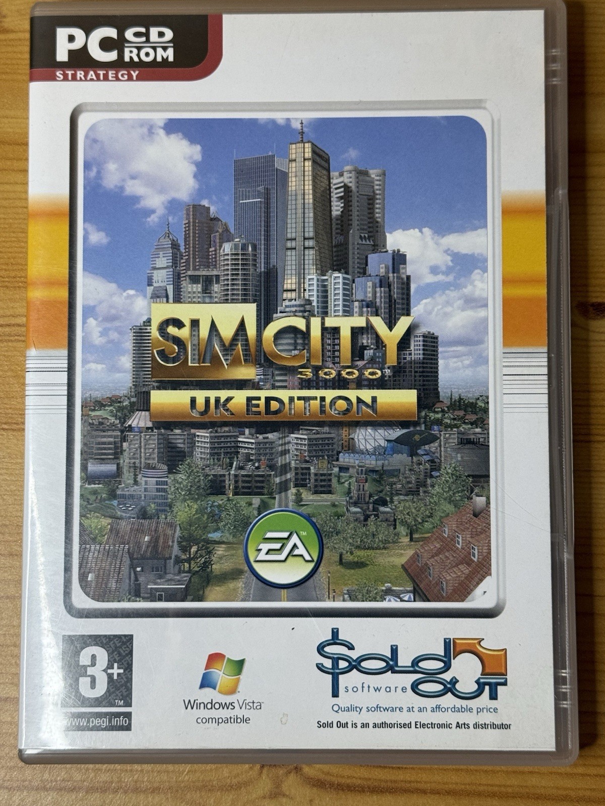 SimCity 3000 UK Edition - PC Game, CD-Rom