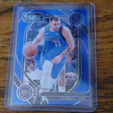 Panini Select 2024-25 Luka Dončić Blue Courtside #265 Mavericks Lakers NBA