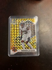 2021 Panini Mosaic - Marshon Lattimore #147 Reactive Yellow Mosaic Prizm