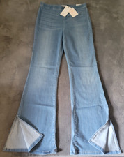 CELLO Womens High Rise Flare Light Wash Blue ...