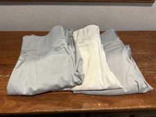 Nike Vapor Baseball Pants Lot 2 Gray 1 White Ted Stripe Big Kids Boys Size XL