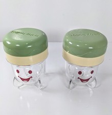 Magic Baby Bullet Replacement Cups Food Storage Lot Of 2 Dial a Date Lids