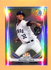 2014 Bowman Chrome Prospects Refractors #BCP32 Michael Feliz Astros #/500