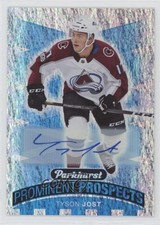 2017-18 Upper Deck Parkhurst Prominent Prospects Blue Tyson Jost #PP-11 Auto vi4