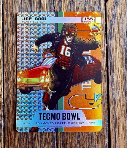 2026 Bo Jackson Battle Arena Tecmo Bowl Joe Cool Endzone Fire Foil Joe Montana🔥