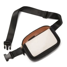 Belt Bag for Women, Mini Everywhere Crossbody Waist Bag Adjustable Strap, Veg...