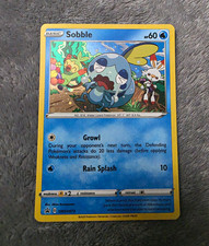 Carta Pokemon Sobble SWSH073 Cosmos Holo Black Star Promo Vivid Voltage 2020 quasi nuova