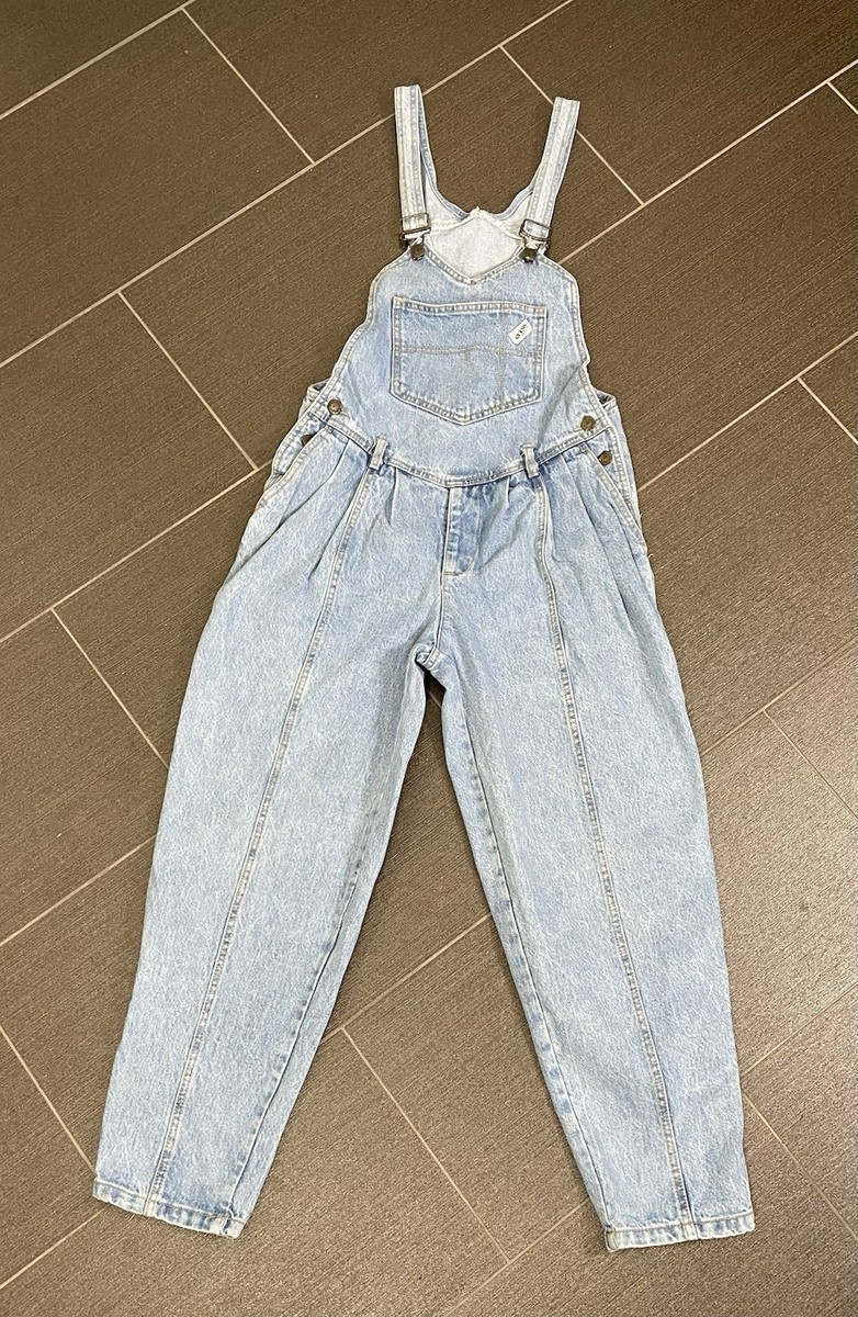 Vintage 80s Guess Denim Womens Pleated Overalls - Small | eBay