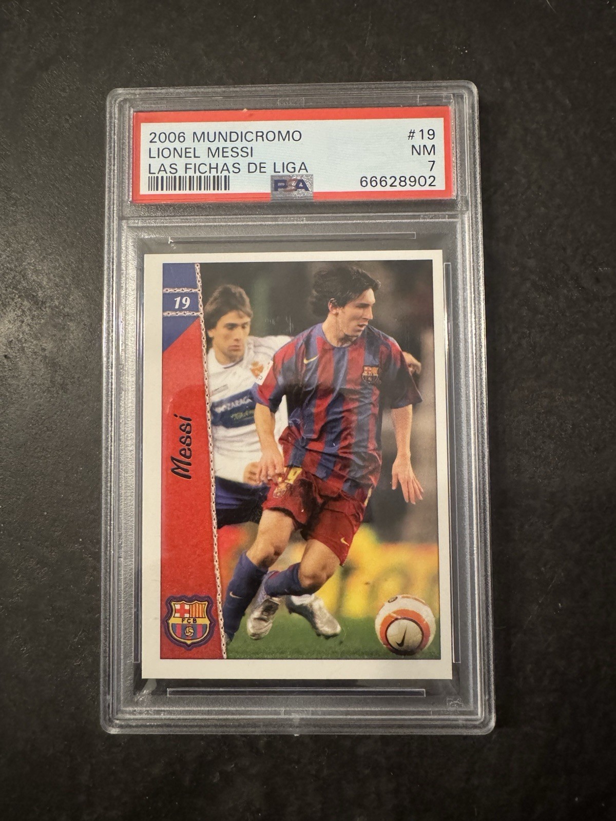 2006 MUNDICROMO LAS FICHAS DE LIGA #19 Lionel Messi front