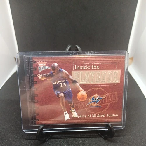 2002 Fleer Platinum Michael Jordan Inside the Playbook 86/400 Rare SP Wizards