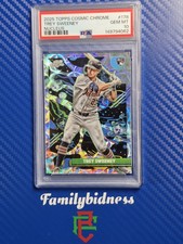 Trey Sweeney RC 2025 Topps Cosmic Chrome  Nucleus Refractor #178 PSA 10 GEM MINT