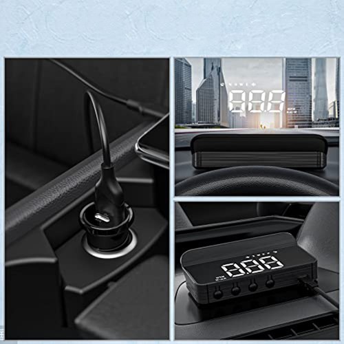 For Car Windshield GPS Display System M1 White for Safe Driving Alerts - Picture 6 of 6