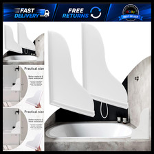 Large Waterproof Shower Splash Guard Kit - Self-Adhesive Corner Guards, 2 Pack