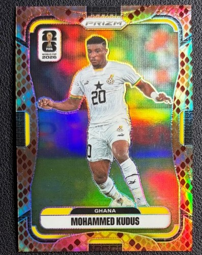 Mohammed Kudus 2026 Panini Prizm FIFA World Cup Rattlesnake Base #229