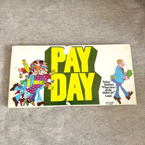Vintage Payday Board Game Parker Brothers 1970s Complete Classic Family Strategy