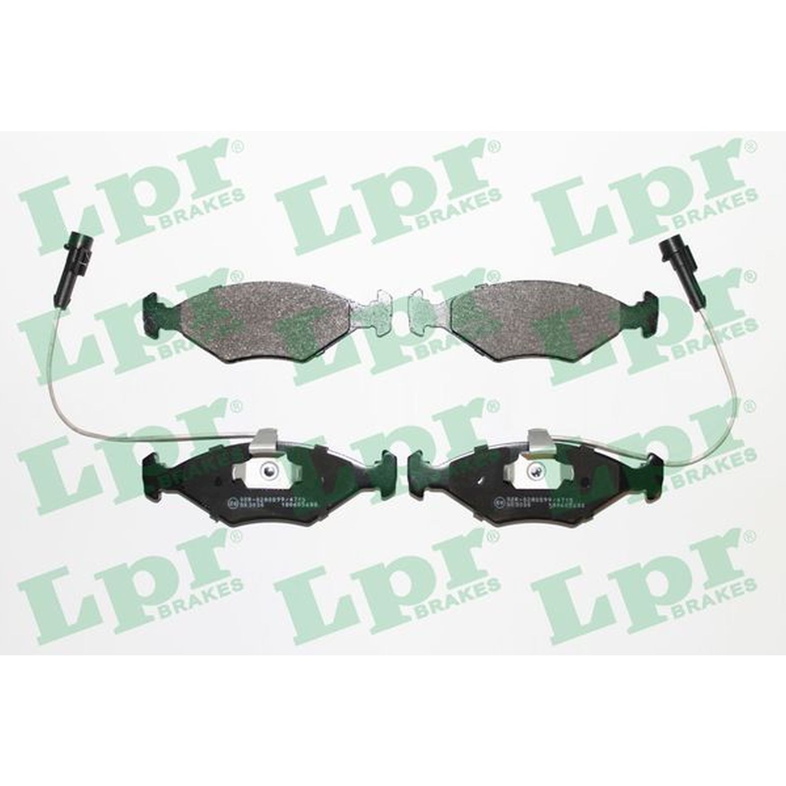 1x ORIGINAL® Lpr Bremsbelagsatz, Scheibenbremse Vorne für Fiat PALIO Weekend
