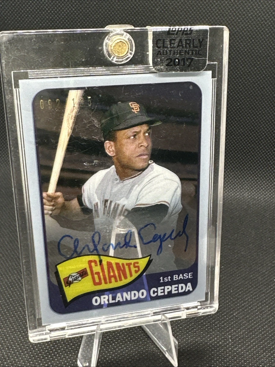 Orlando Cepeda Autographed Baseball Cards for sale | eBay