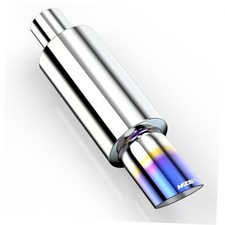 Exhaust Muffler 2" Inlet OD 3" Outlet Exhaust Tips 2 Intlet 3 outlet Burnt