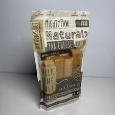 Mighty Paw Yak Cheese Dog Chews – All-Natural Long Lasting Hard Chew, 4 Pack