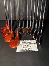 MacGregor Louise Suggs complete set irons and woods. All original. 1956.