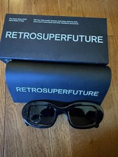 Retrosuperfuture Tutto Black 9Zj Oval Sunglasses 50-24-145