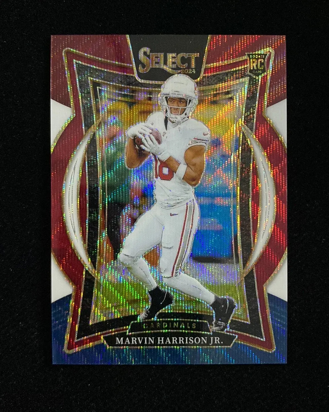 2024 Panini Select Concourse Tri-Color Wave Marvin Harrison Jr. RC/299 TOM