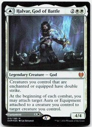 Halvar, God of Battle // Sword of the Realms (Foil) - Kaldheim #015/285