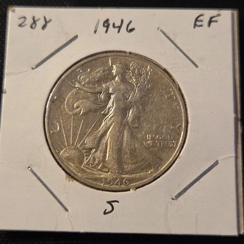 1946-S Walking Liberty Half Dollar In Extremely Fine Condition