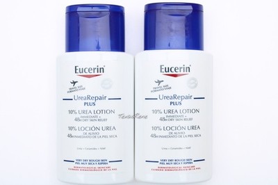 2x Eucerin UreaRepair PLUS 10% UREA LOTION 100ml Dry Scaly Itchy