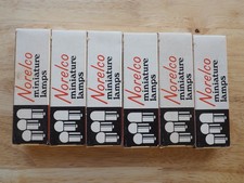 59 VTG NOS Norelco MINIATURE LAMP BULBS Type 47 Made Italy Guitar Amp Pinball