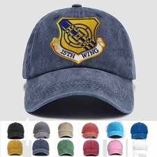 Customized Embroidered Hat USAF US Air Force 15th Fighter Wing, Trucker Hat