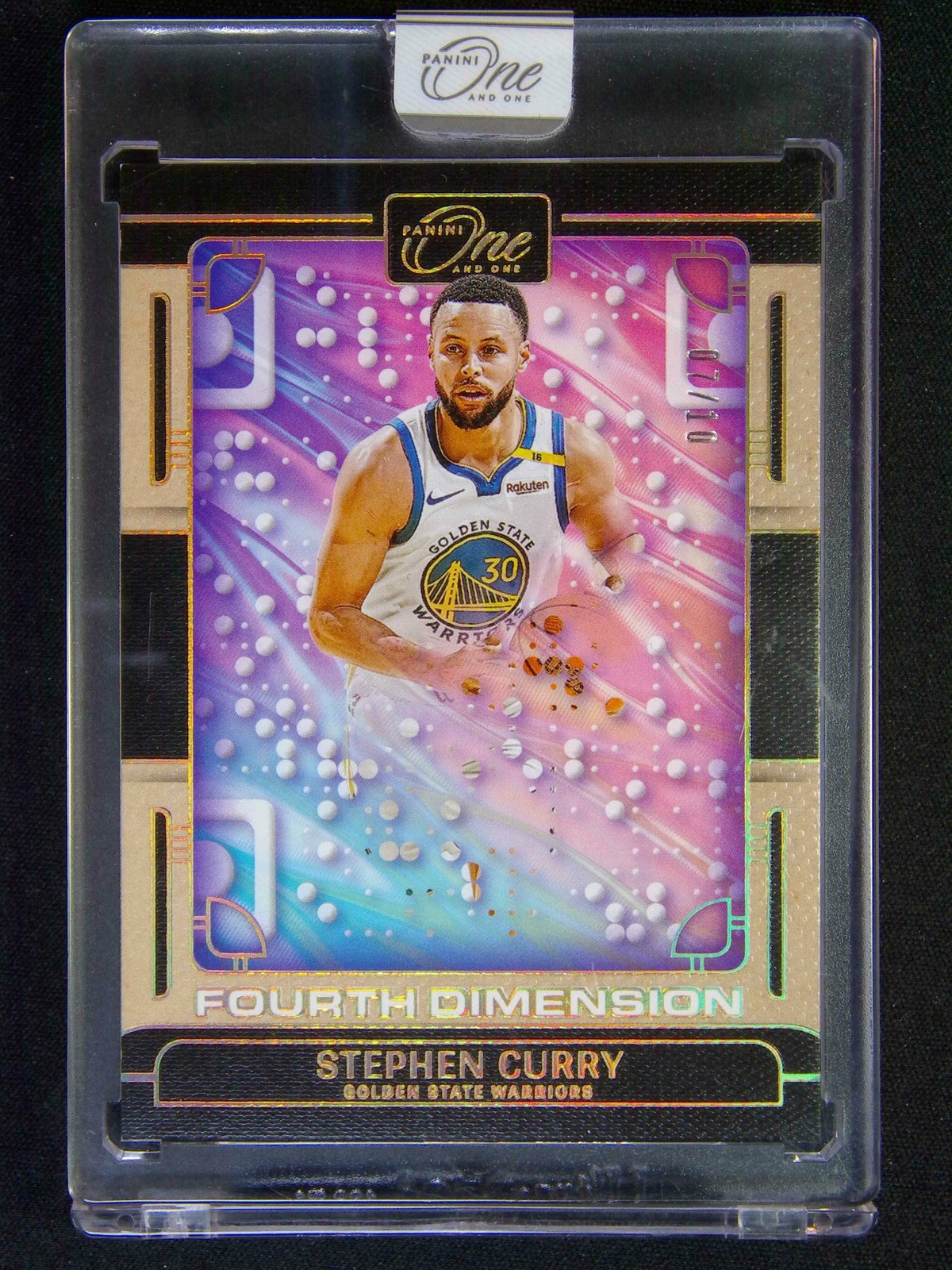 2024-25 Panini One And One Stephen Curry Fourth Dimension Gold /10