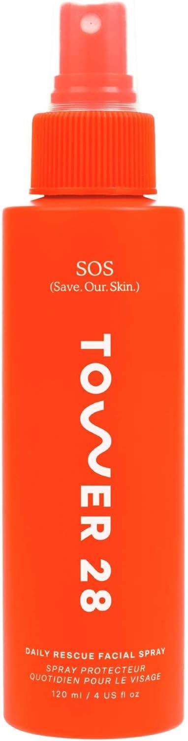 Tower 28 SOS Daily Rescue Facial Spray for Sensitive Skin, Hypochlorous Acid Spr