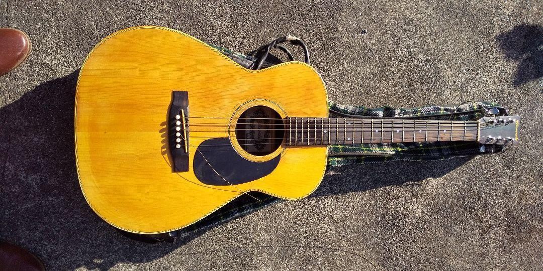 Acoustic Guitar Yamaki Natural Antique with Soft Case | eBay