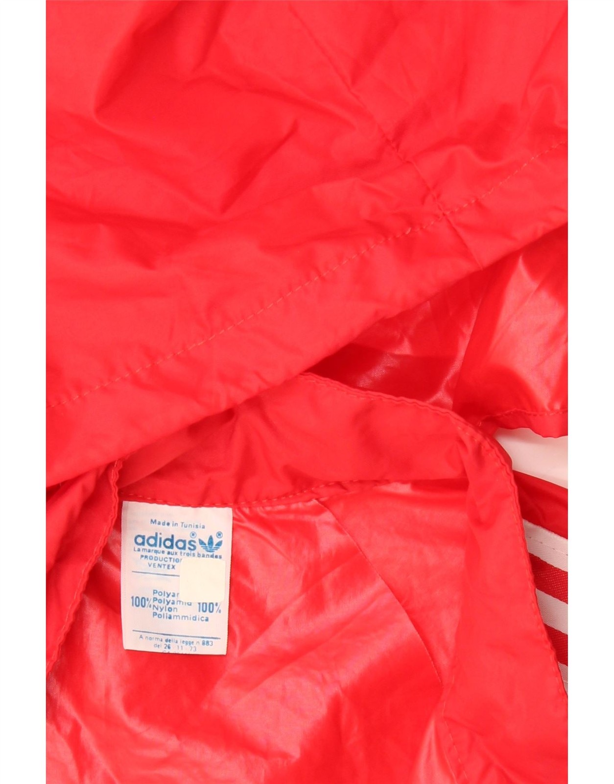 ADIDAS Womens Hooded Rain Jacket UK 16 Large Red Polyester BH20 thumbnail 3