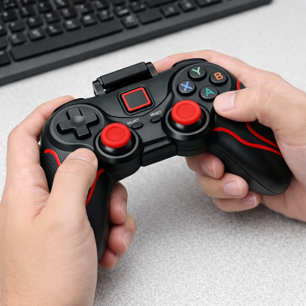 Controller Pad Android Wireless Bluetooth Game Controller Gamepad For Android iPhone Tablet PC ...