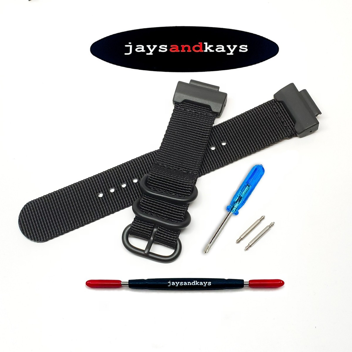 Pulseira De Nylon Nato Zulu Da JaysAndKays Para G-Shock GX56 - Foto 6