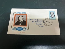 (1424) 25-8-2025 - Australia older FDC cover - 1965 - Winston Churchill