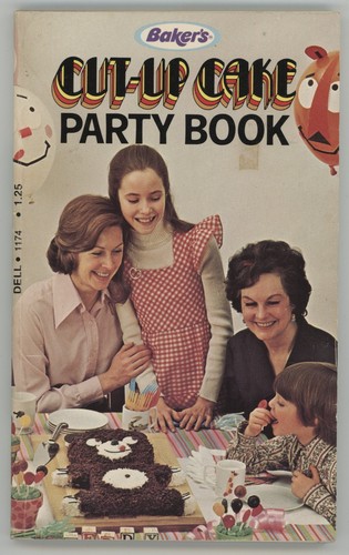 Vintage Baker's CUT-UP CAKE PARTY BOOK Cake Decorating for Children