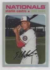 2020 Topps Heritage High Number Chrome Refractor 226/571 Starlin Castro sh7
