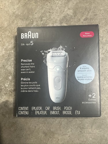 Braun Silk-épil 5 Epilator SE5-011, Wet & Dry Hair Removal Device for Women
