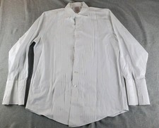 Brooks Brothers Tuxedo Shirt Mens 15.5 32 Pleated Bip Button Up French Cuff