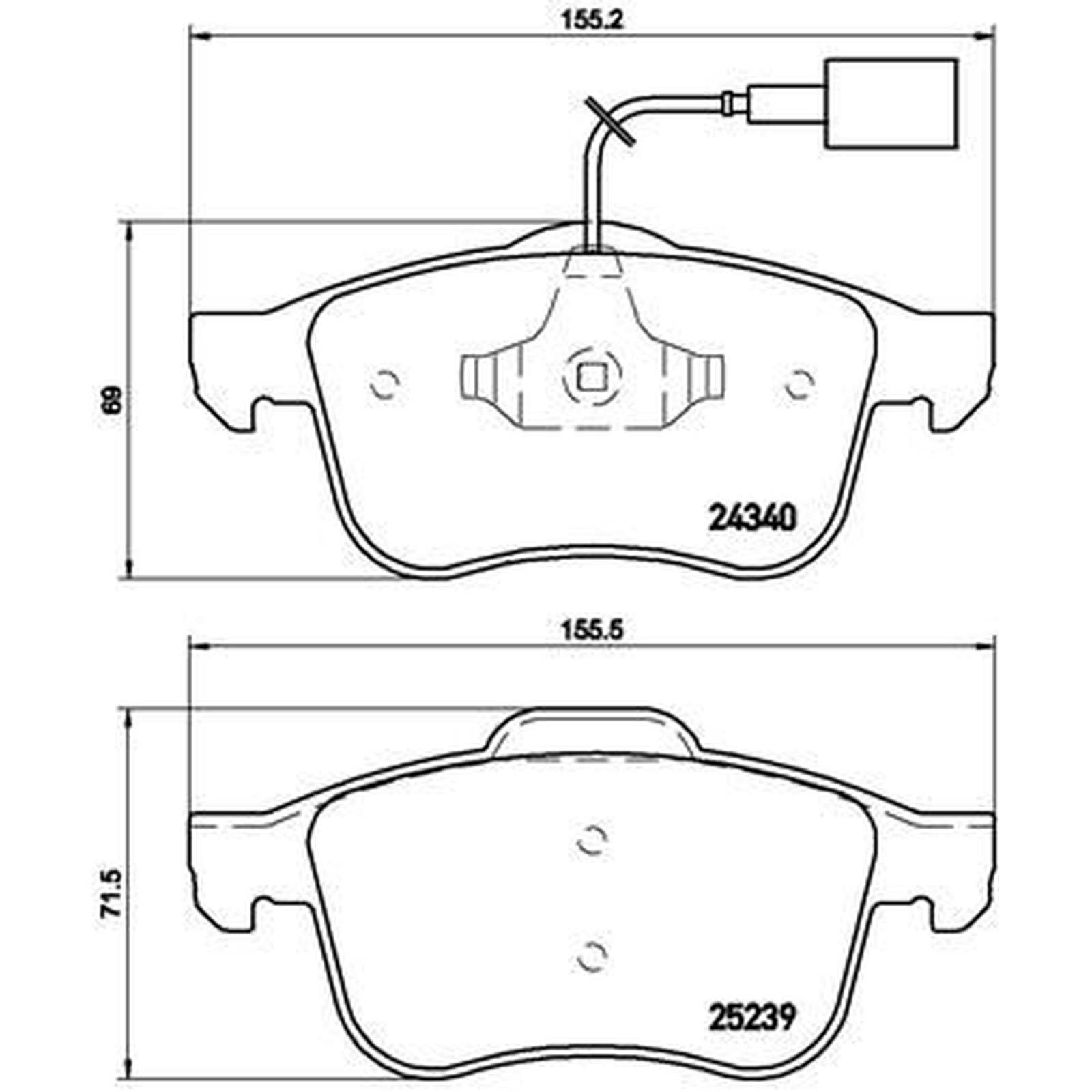 2x ✅Fits BREMBO P 23 132 Brake Pad Set, disc brake P 23 132 Brake pa ⭐UK Seller⭐ - Image 12