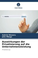 Gabriel Waweru (U. A.) | Auswirkungen Der Privatisierung Auf Die...